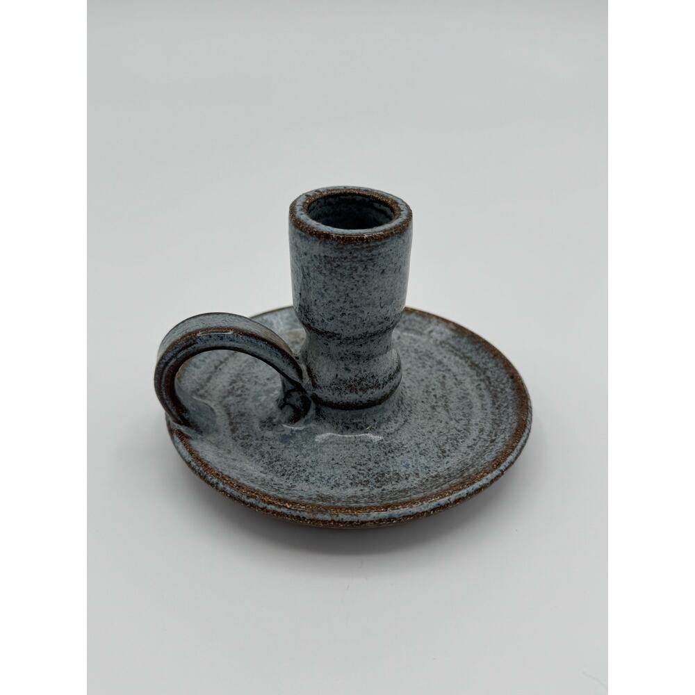 Vintage 1980's Pottery Candle Holder